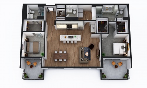 Lakehaus MPLS Apartments - Penthouse